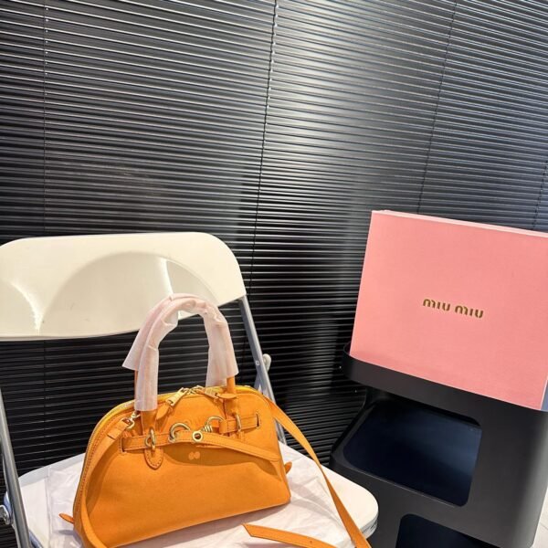 MIU Arcadie Small Orange Suede - Bag