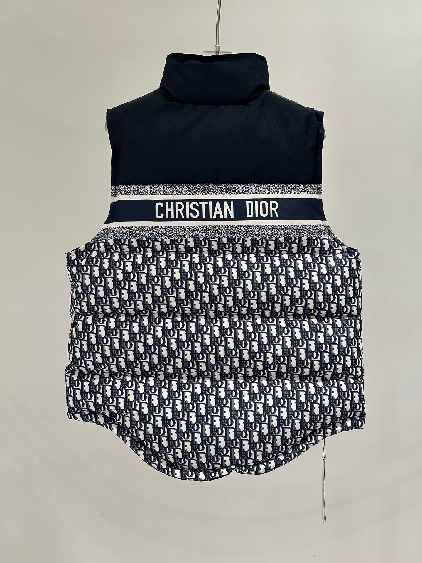 CD Oblique Puffer Vest Navy Oblique - Vest - Image 3