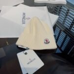 MCL Ribbed Wool Beanie Cream – Hat – Red