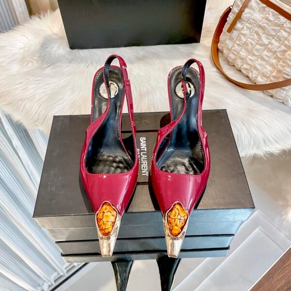YSL Opyum Slingback Pumps - Heels