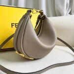 FD O'Lock Hobo Small Taupe Leather – Bag