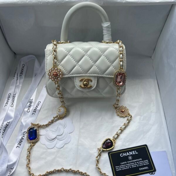 CC Mini Flap Bag with Top Handle - Bag