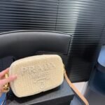 PR Raffia Camera Bag Beige Raffia – Bag