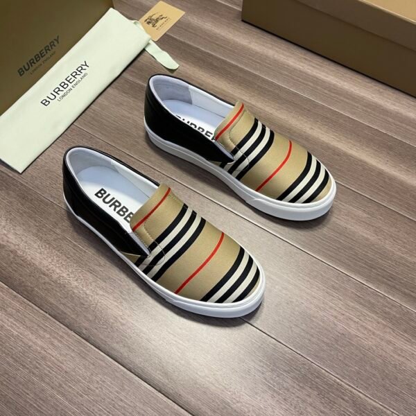 BBR Vintage Check Slip-On Beige/Black - Shoes