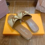 LV Paseo Flat Comfort Mule Raffia – Slide