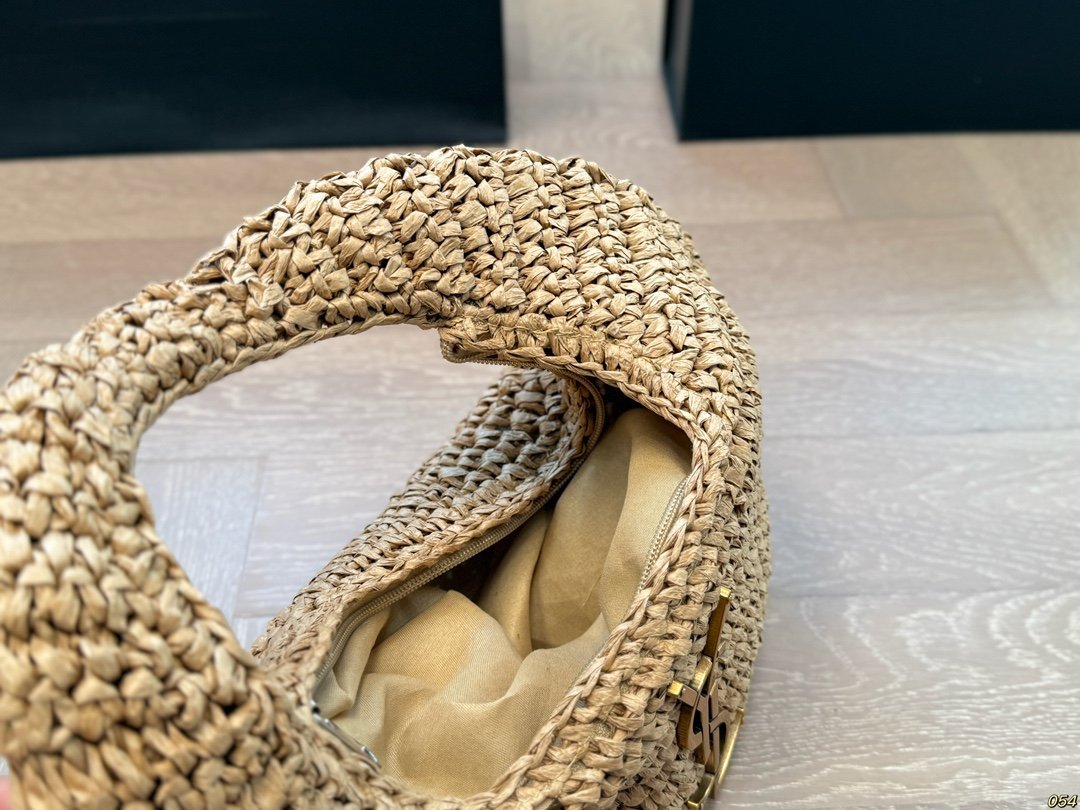 YSL Le 5 à 7 Hobo Raffia - Bag - Image 9