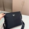 PR Re-Nylon Messenger Bag Black Nylon - Bag · Ref. BA21284