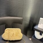 YSL Le 57 Raffia Natural Raffia – Borsa
