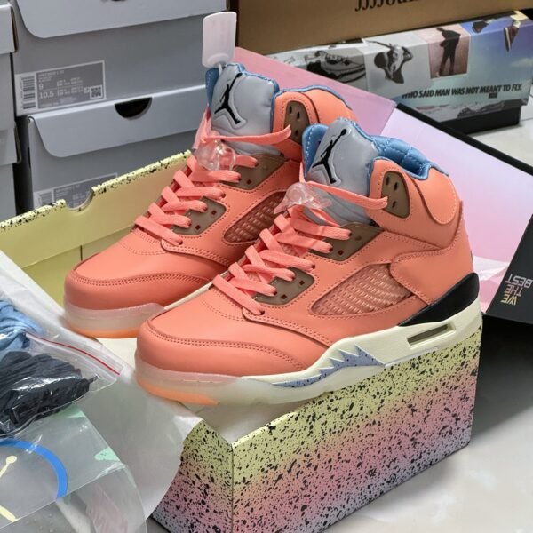 NK Air Jordan 5 Retro DJ Khaled We The Best Crimson Bliss - Sneakers