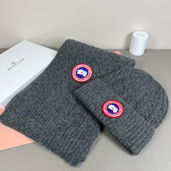 CG Toque & Scarf Set Wool Knit - Hat