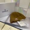 MCL Cable-Knit Beanie Brown Wool - Hat