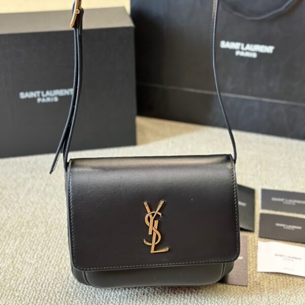 YSL Solferino Small Black Leather - Bag