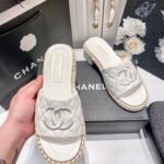 CC Quilted Pearl Slides – Sandals