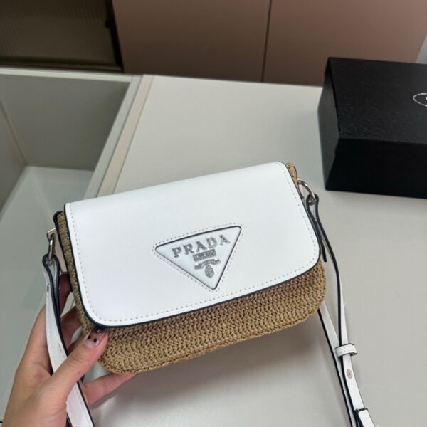 PR Raffia and Leather Camera Bag Natural Raffia/Leather - Bag