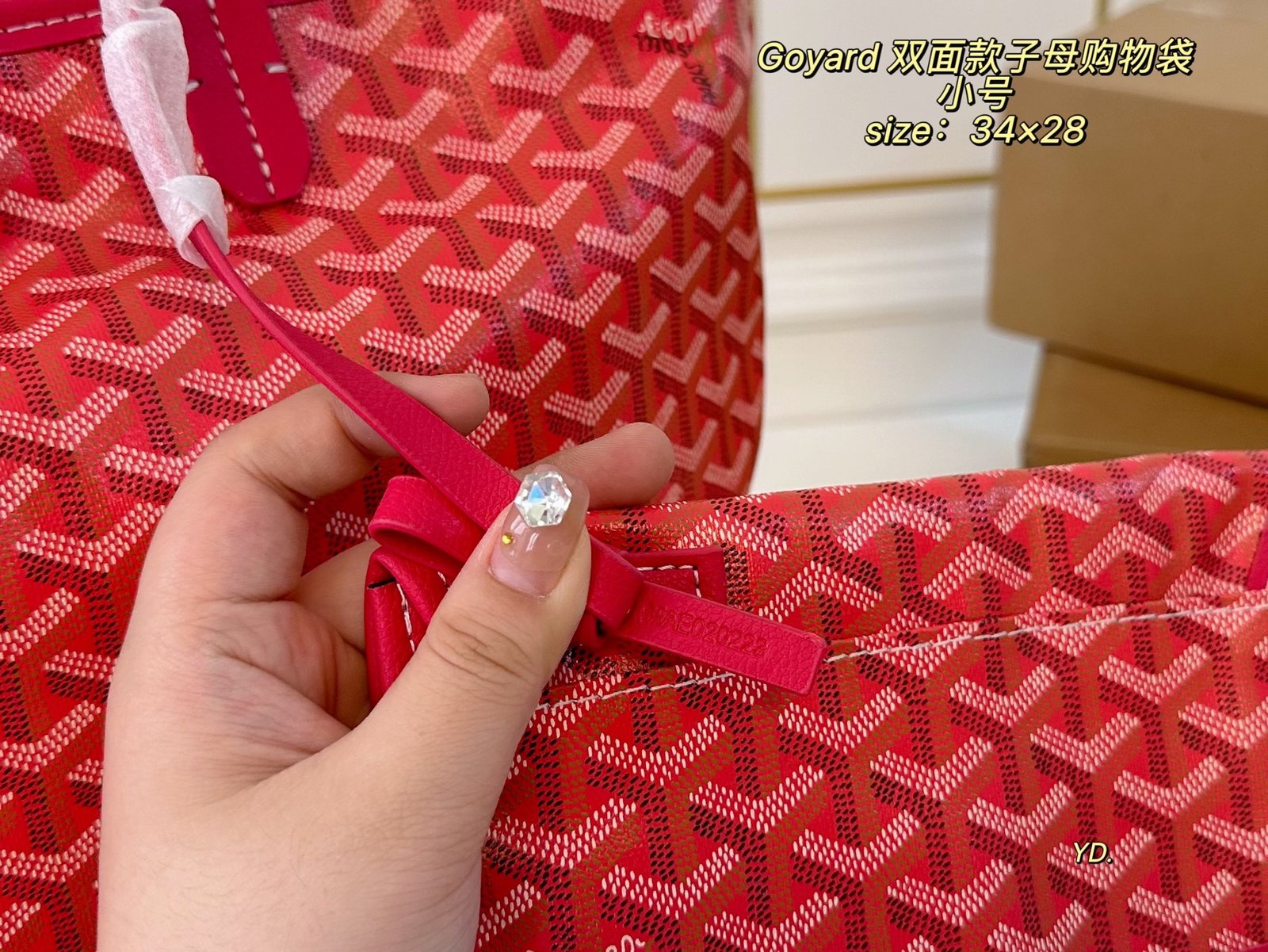 GYD Saint Louis PM Red GYDine Canvas - Bag - Image 6