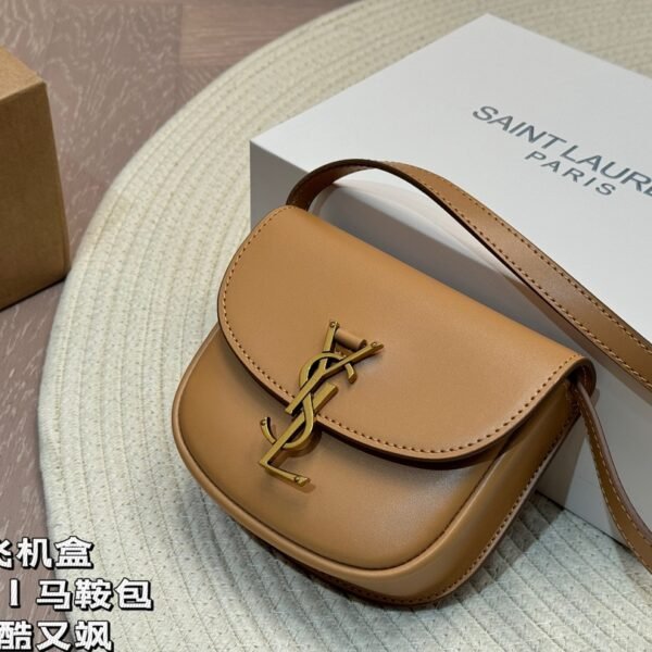 YSL Solferino Small Tan Leather - Bag