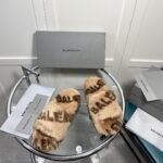 BAL Fur Logo Slides – Slides – Tan