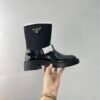 PR Monolith Brushed Leather and Nylon Boots - Boots