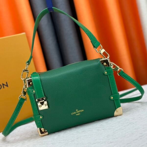 LV Petite Malle Green Leather - Bag