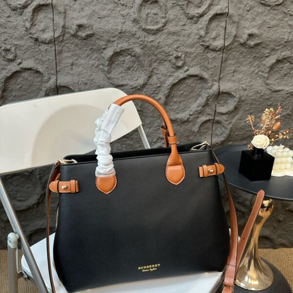 BBR Banner Medium Black Leather - Bag