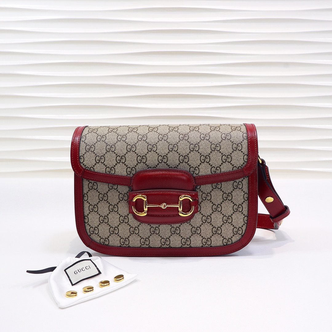 GG Horsebit 1955 GG Supreme Canvas - Bag - Image 3