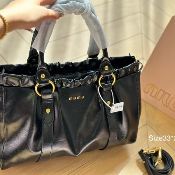 MIU Wander Black Leather - Bag