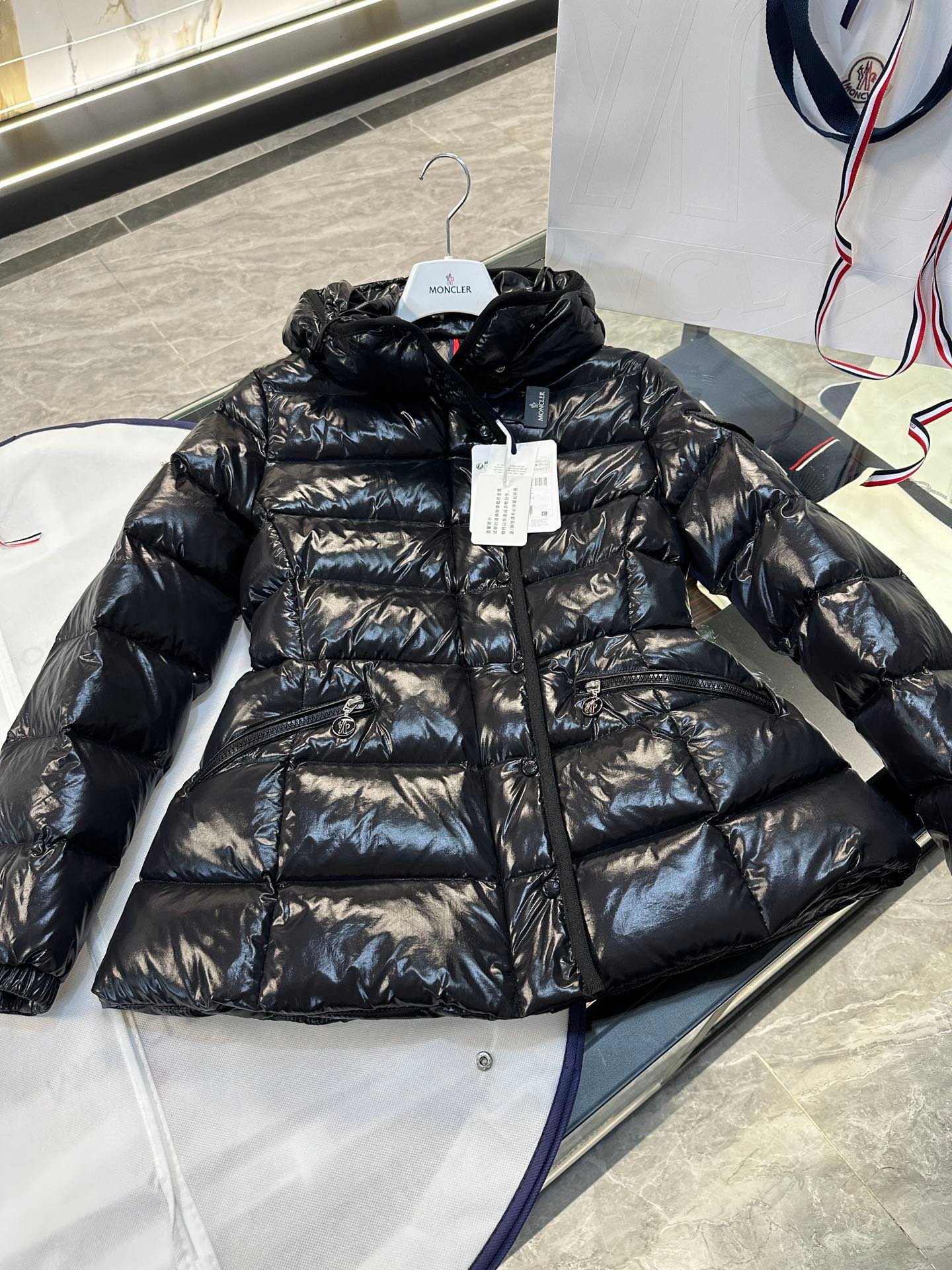 MCL Barbel Short Down Jacket Black - Jacket - Image 2
