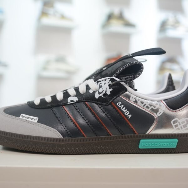 AD Samba Panda Panke Black/Silver - Sneakers