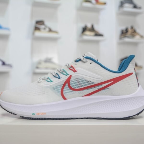 NK Zoom Pegasus Turbo Next Nature White/Red - Sneakers