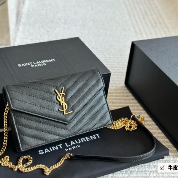 YSL Envelope Wallet on Chain - Bag
