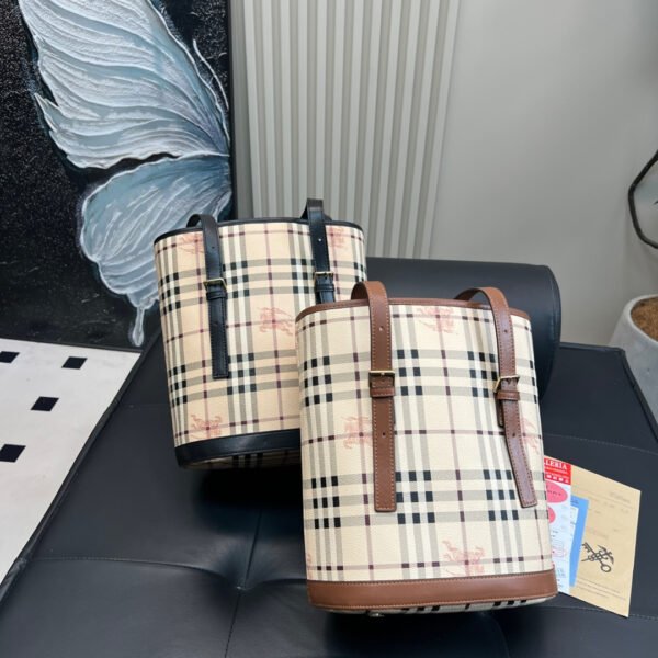 BBR Vintage Check Bucket Beige Tartan - Bag