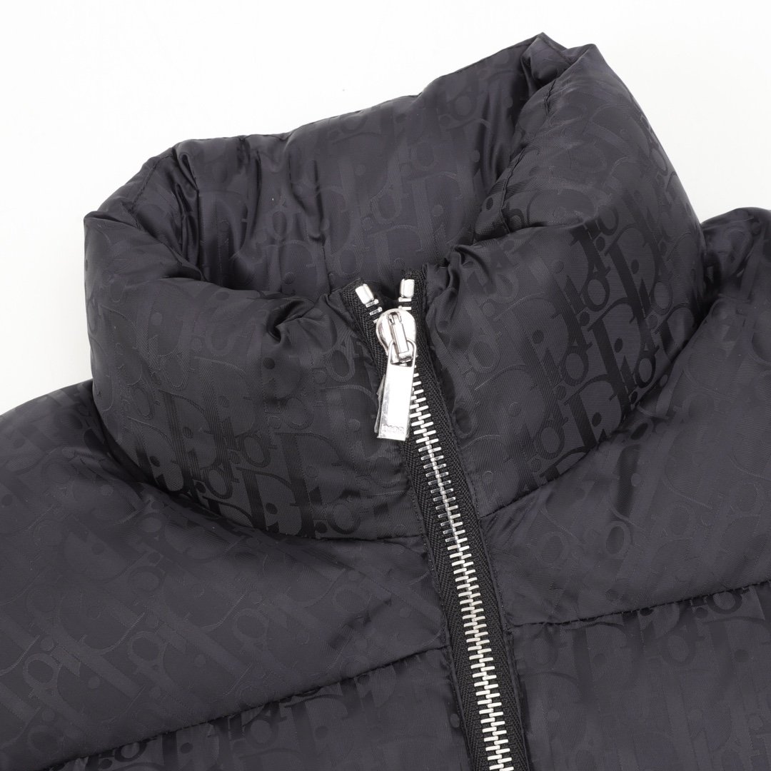 CD CD Oblique Puffer Jacket Black - Jacket - Image 3