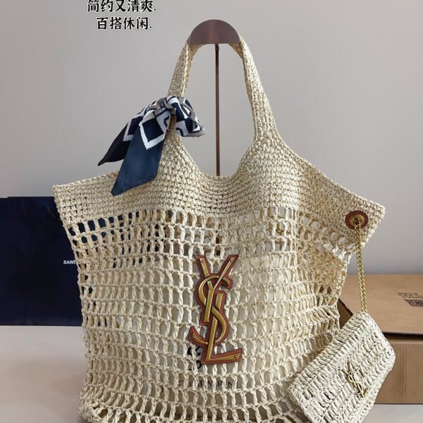YSL Panier Medium Wicker - Bag