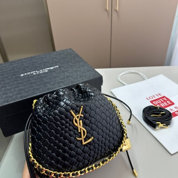 YSL Niki Bucket Black Leather - Bag