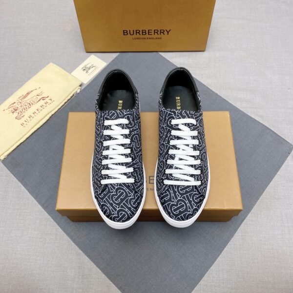 BBR Monogram Stripe E-canvas Sneakers - Sneakers