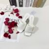 PR Logo Plaque Mules - Heels · Ref. SH13942