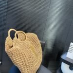 YSL Panier Medium Raffia – Borsa