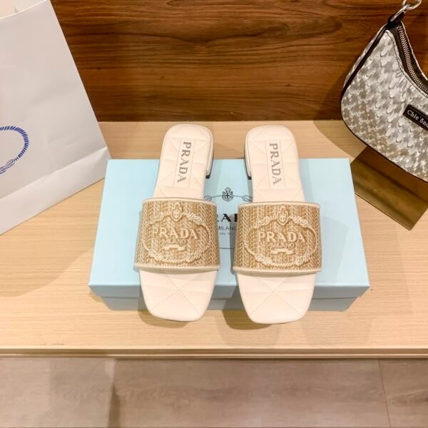 PR Logo Embroidered Slides - Slides