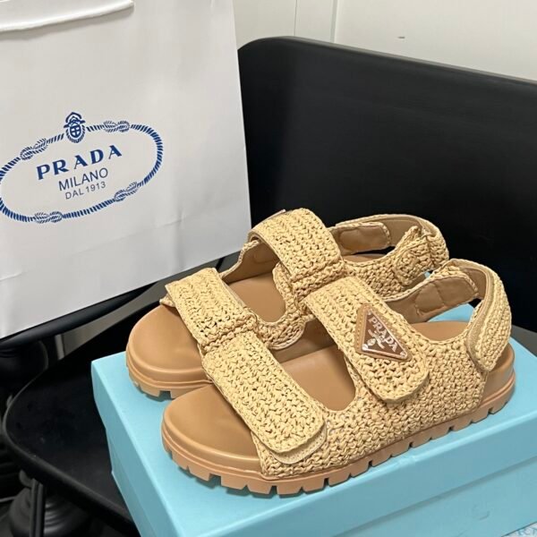 PR Raffia Sandals - Sandals