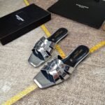 YSL Cassandra Flat Sandals – Sandals