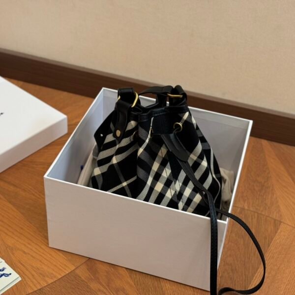 BBR Vintage Check Drawstring Beige/Black Check - Bag