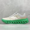 ON Cloudmonster White/Green - Sneakers
