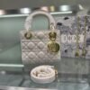 CD Lady CD Mini White Leather - Bag