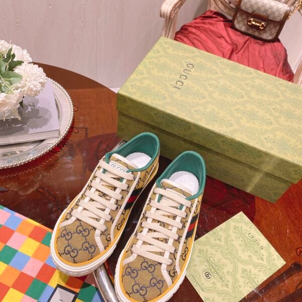 GG 1977 Tennis Beige GG Canvas - Sneakers