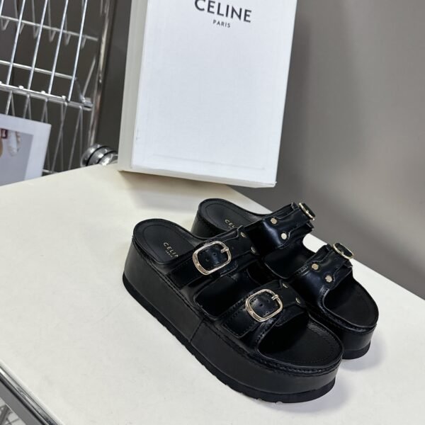 ```CEL Triomphe Buckle Sandals - Sandals```