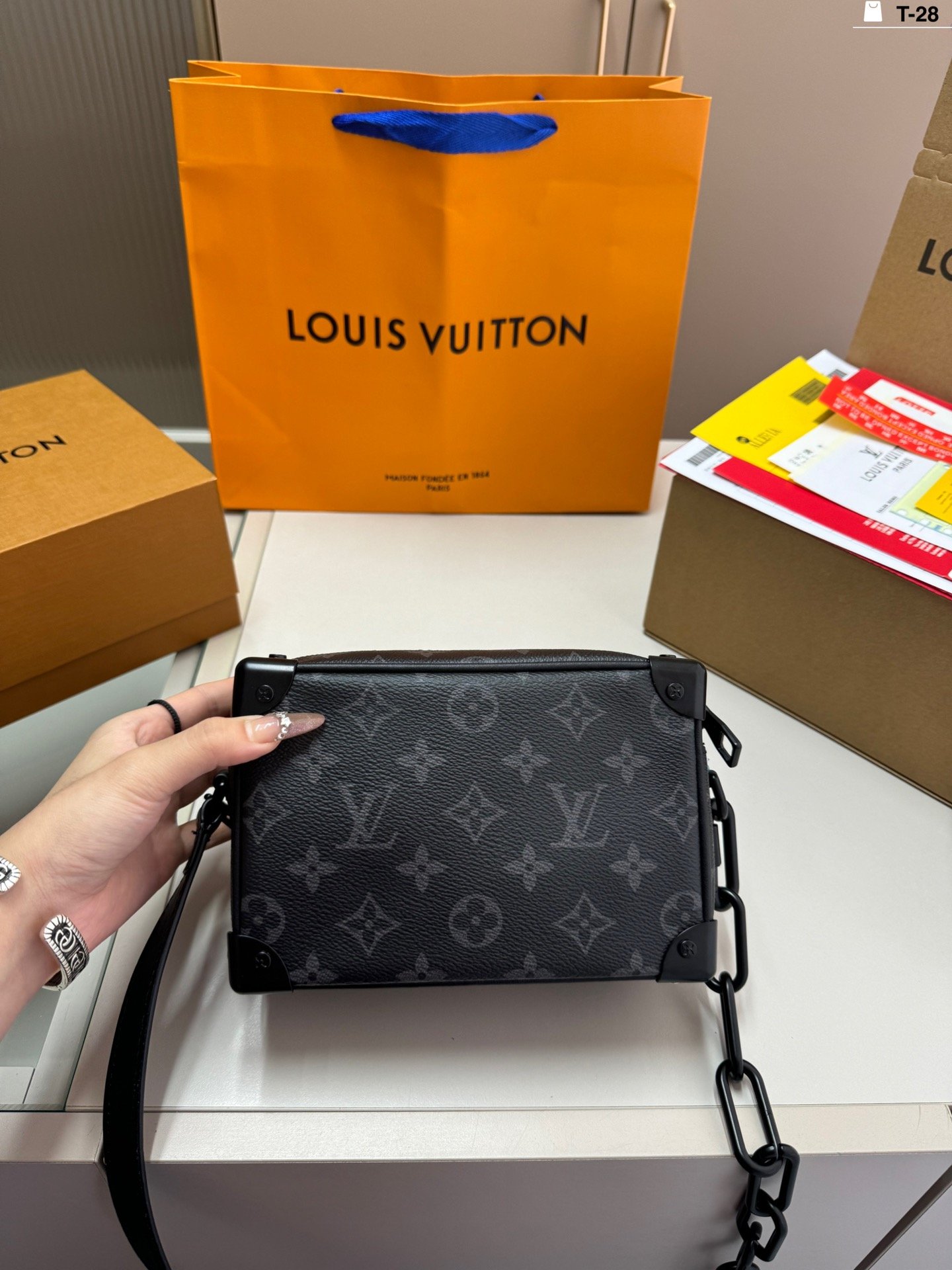 LV Soft Trunk Monogram Eclipse - Bag - Image 4