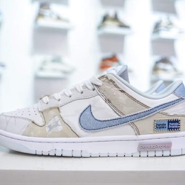 NK Dunk Low Panda Pigeon White/Blue - Sneakers