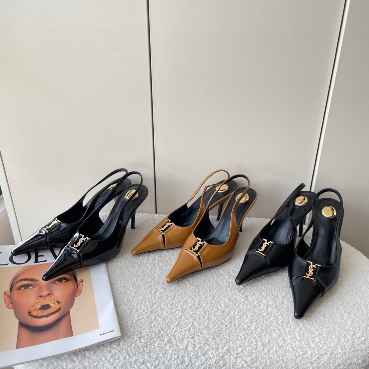 YSL Opyum Slingback Pumps – Scarpe con tacco — 3