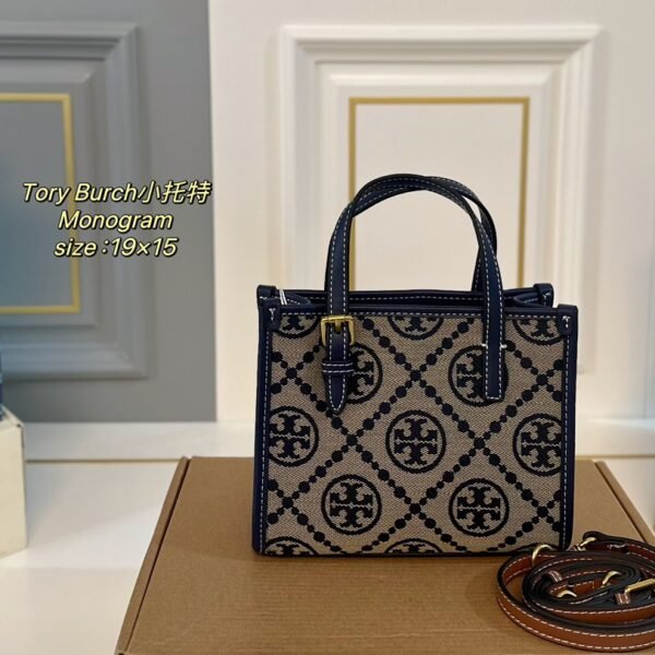 TB Tommy Bahama Canvas Monogram Mini Tote
