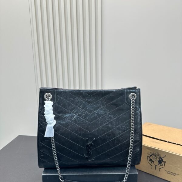 YSL Niki Medium Black Leather - Bag
